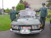 Unser Polizei-Team im VW 412 Norbert Franz und Hans-Peter Kaletsch