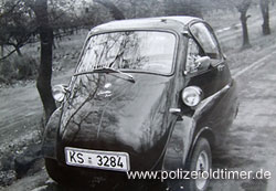 BMW Isetta - original der Polizei Hessen - Polizei Cölbe