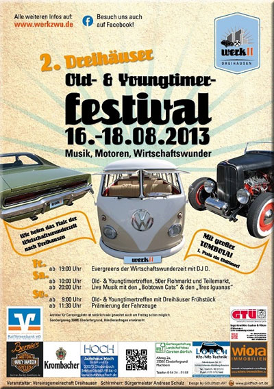 Plakat Dreihuser Oldtimerfestival 2013