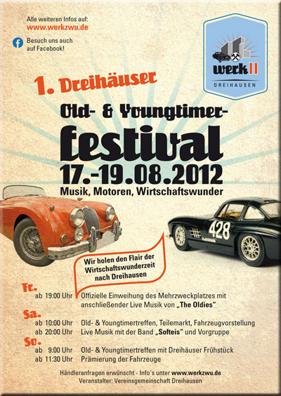Plakat Dreihuser Oldtimerfestival 2012