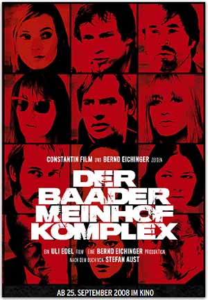 Plakat zum Kinofilm "Der Baader-Meinhof Komplex"