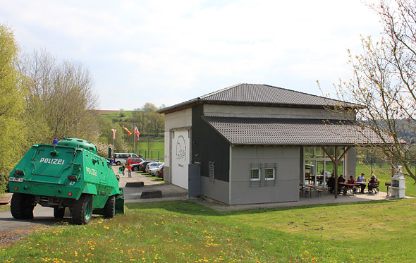 Das Vereinsheim im Polizeioldtimer Museum