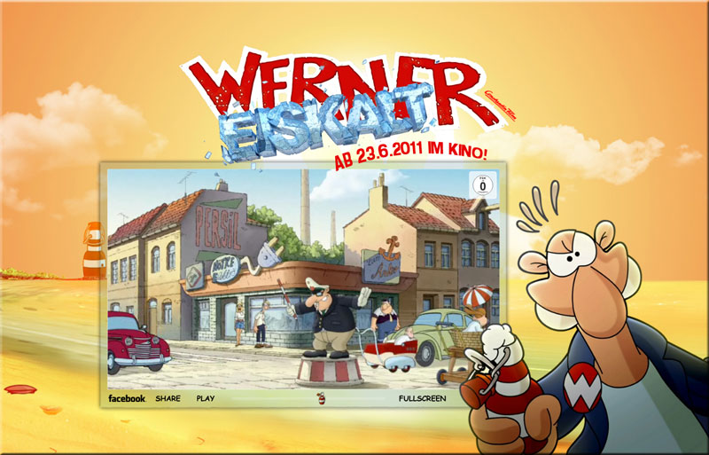 Screenshot vom Trailer zu "Werner-Eiskalt" (Quelle: Constantinfilm)