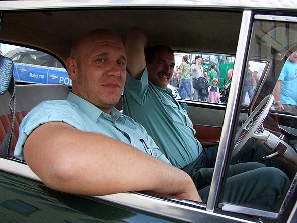Andreas Schwarz und Hans-Peter Kaletsch im Opel P1