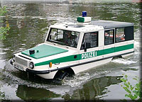 Polizei-Amphi-Ranger im Einsatz