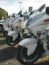 franzsische Polizeimotorrder waren auch ausgestellt