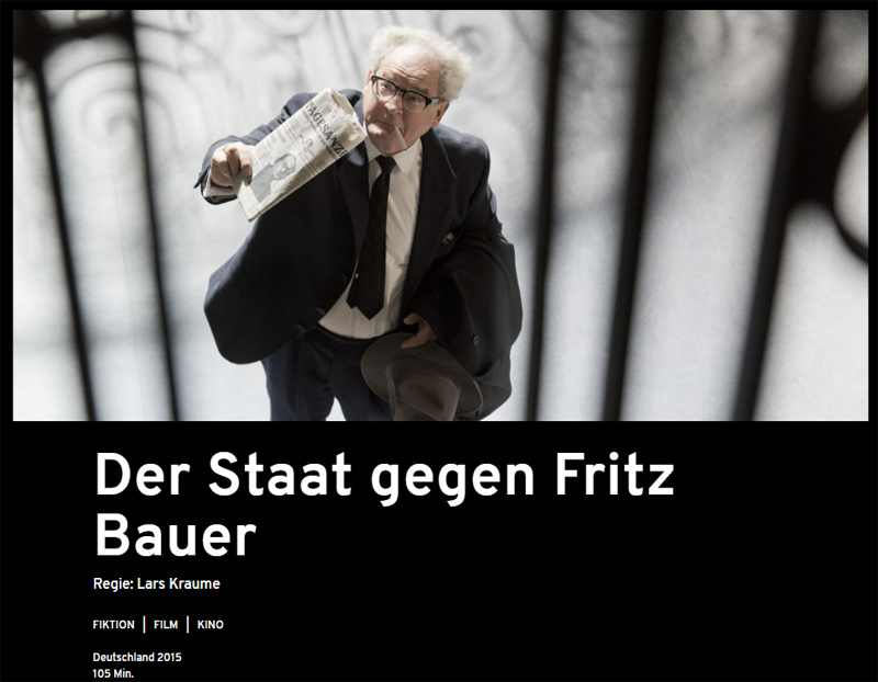 "Der Staat gegen Fritz Bauer" - zero ohne film