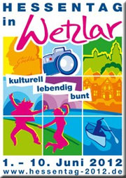 Plakat zum Hessentag 2012 in Wetzlar