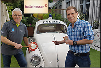 Polizeioldtimer live im HR-Fernsehen "Hallo Hessen" am 17. Mai 2019
