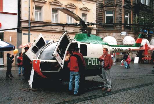 Der Hubschraubersimulator der Polizei Bayern
