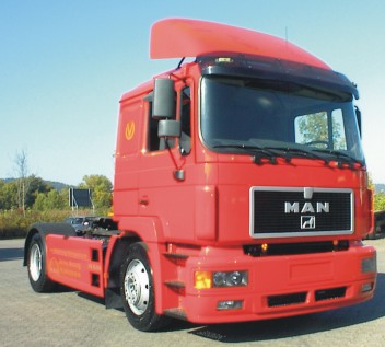 neuer MAN-Truck des PMC