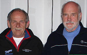 Der 1. Vorsitzende Hans-Heinrich Menche (links) und zusammen mit seinem Vize Jürgen Diehl