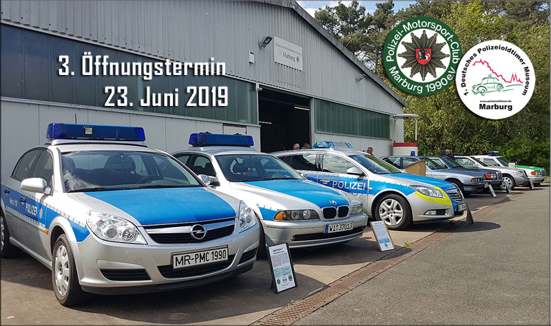 Ein weiterer Neuzugang wird zum Öffnungstermin am Sonntag, 23. Juni 2019 im 1. Deutschen Polizeioldtimer Museum in Marburg präsentiert
