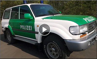 Ein Video vom Neuzugang im Polizeioldtimer Museum Marburg - Polizei-Sonderwagen vom Typ Toyota Land Cruiser