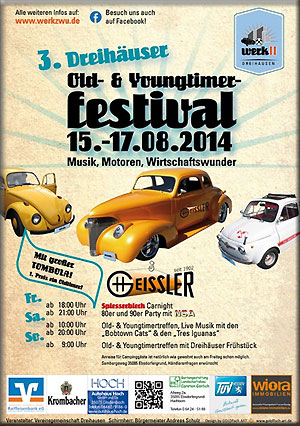 Plakat Dreihuser Oldtimerfestival 2014