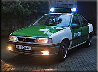 Ein Neuzugang im Polizeioldtimer Museum, ein Opel Vectra A