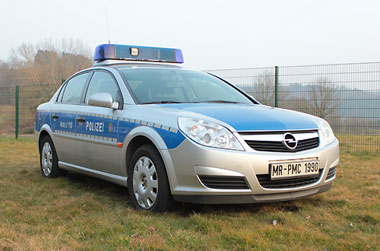 Polizei-Opel - Vectra vom Typ C