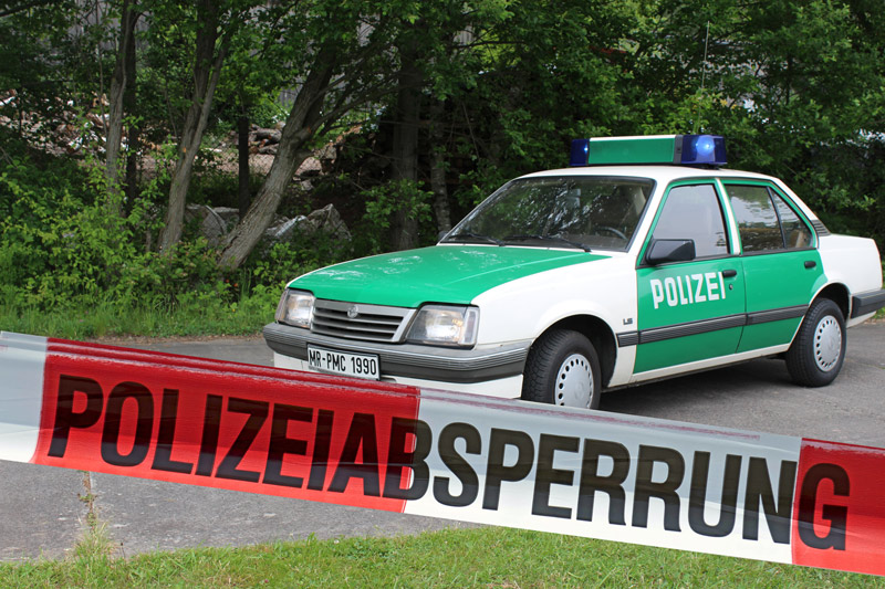 Kripoarbeit live und Neuzugang - Tatort Polizeioldtimer Museum Marburg