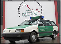 Ein Neuzugang im Polizeioldtimer Museum, ein VW-Passat Varian