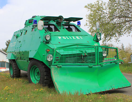 Der Panzerwagen aus dem Polizeioldtimer Museum Marburg