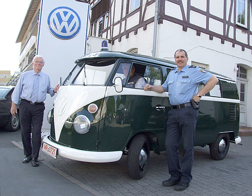 Der VW T1 in Polizeiausfhrung